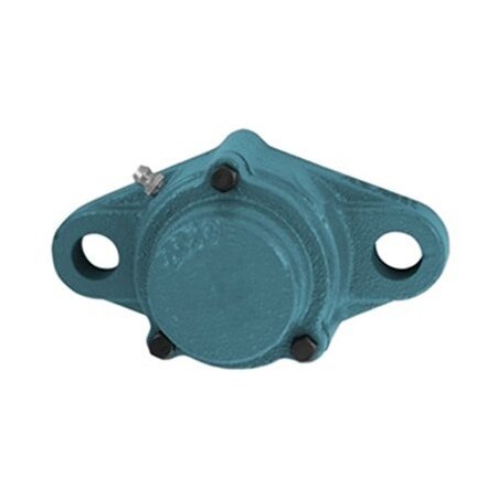 Ami Bearings AMI BEARINGS -SINGLE ROW BALL BEARING - 12MM WIDE SET SCREW 2-BOLT FLANGE CLOSED CI COVER CUCFL201CE